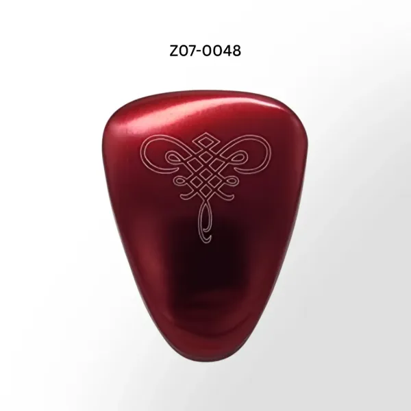 Anodized Red Shift Plate for Chrome Gear Shift Knob