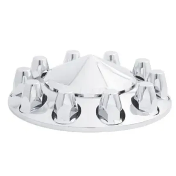 22.5" & 24.5" Front Axle Cover – 33mm Lug Nuts with Madonna Cap